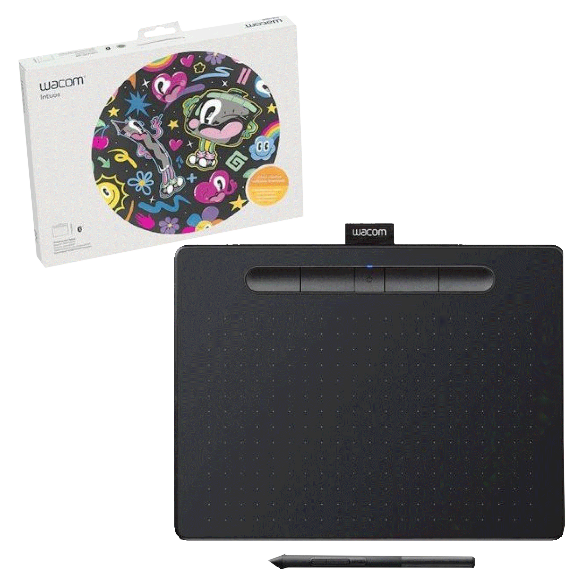 Buy Wacom Intuos Medium Graphics Tablet (10 Inch, Black) Online
